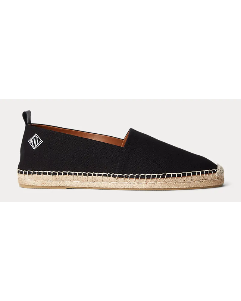 Ralph Lauren Segeltuch-Espadrille Bowsworth Black