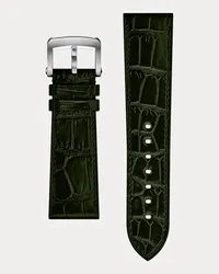 Ralph Lauren Uhrenarmband aus Alligatorleder Green