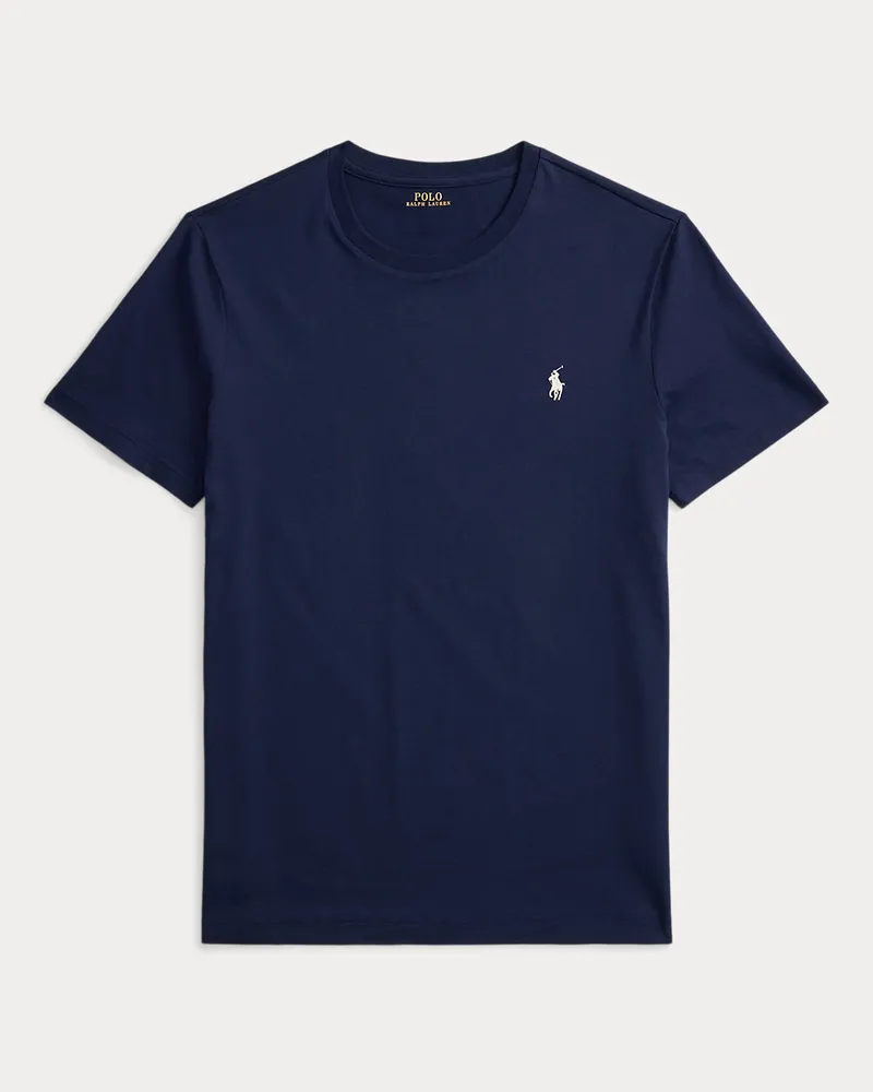 Ralph Lauren Custom-Slim-Fit Jersey-T-Shirt Blue