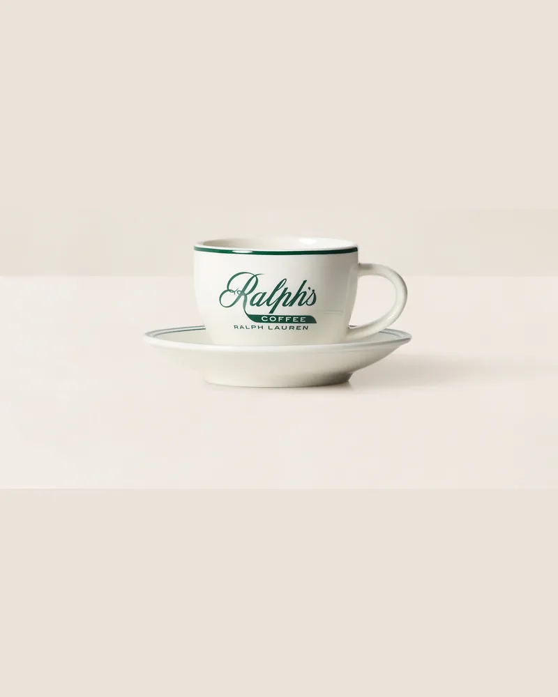 Ralph Lauren Home Tasse und Untertasse  Ralph Lauren’s Coffee Green