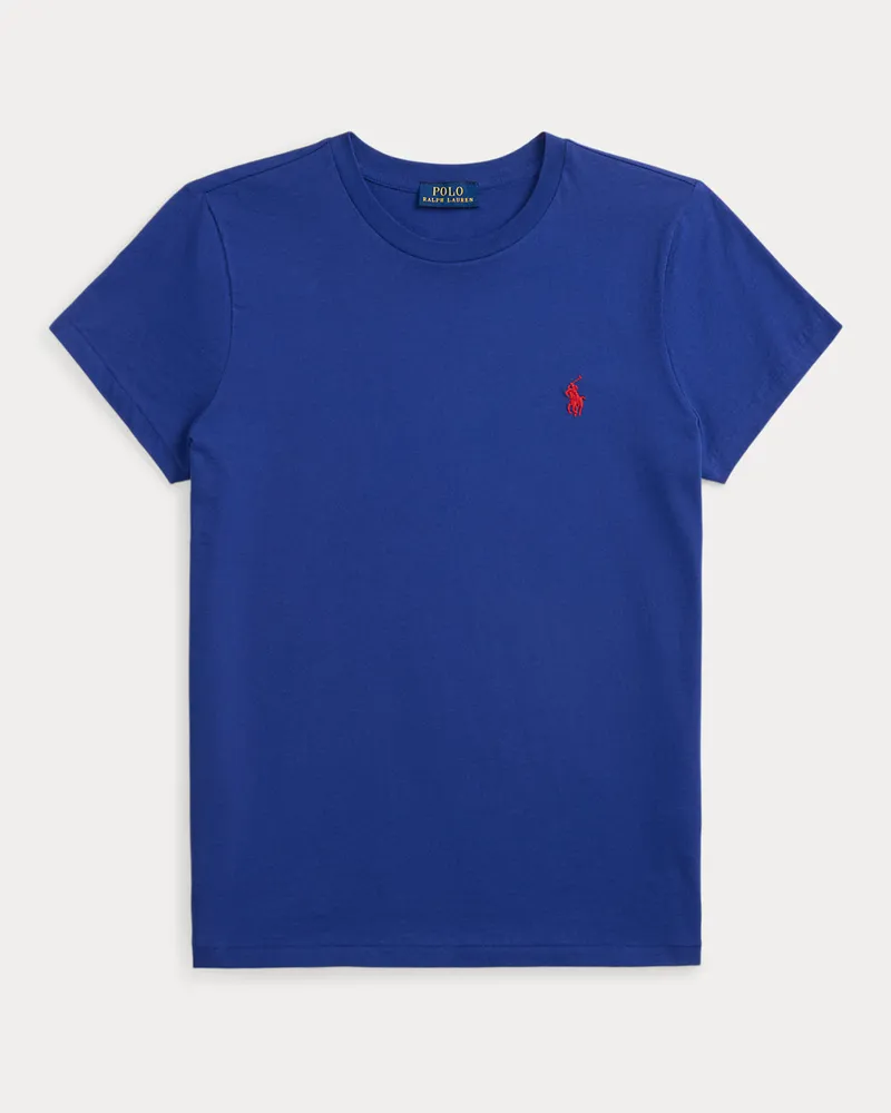 Ralph Lauren Classic-Fit Rundhals-T-Shirt aus Jersey Blue