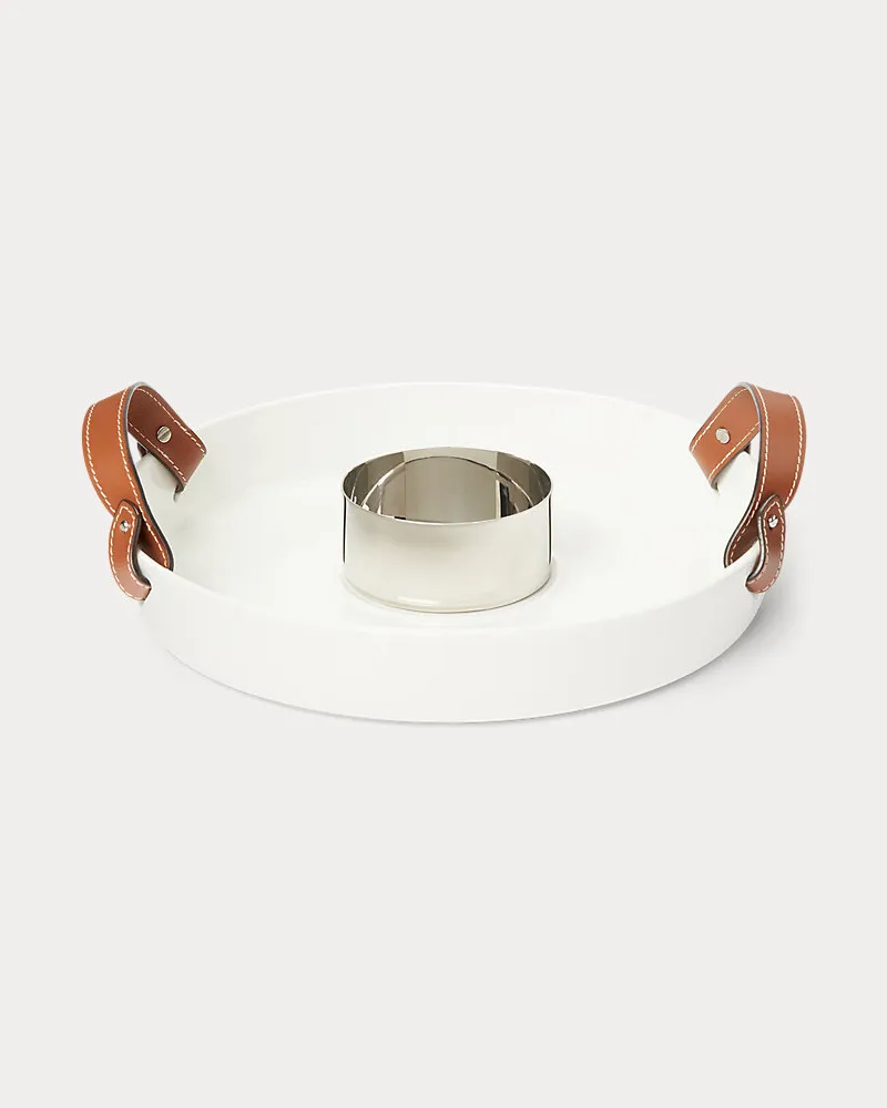 Ralph Lauren Home Serviertablett Wyatt mit Schale Multi