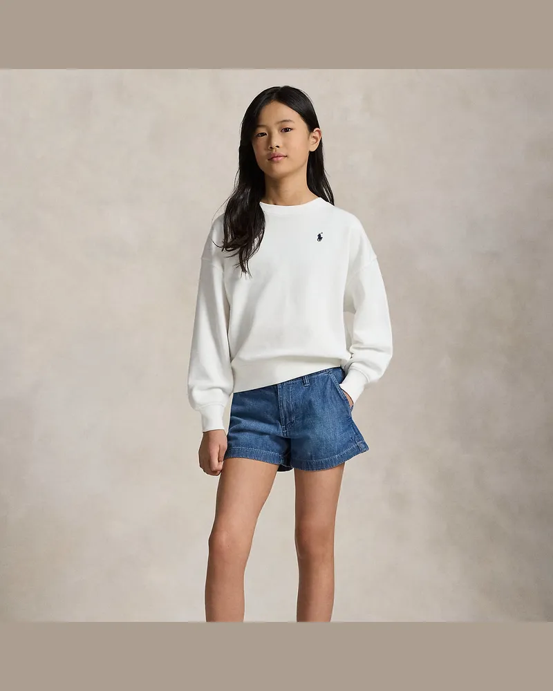 Ralph Lauren Indigofarbene Denim-Shorts aus Baumwolle Blue