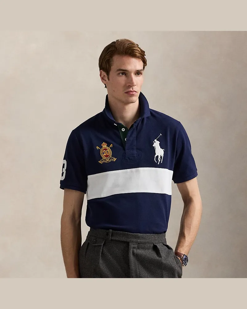 Ralph Lauren Jubiläums-Poloshirt mit Big Pony Blue