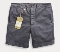 Gefärbte Offiziersshorts aus Chino