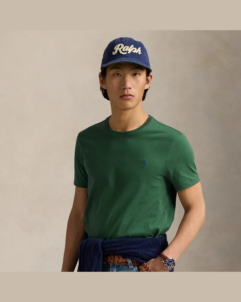 Ralph Lauren Custom-Slim-Fit Jersey-T-Shirt Green