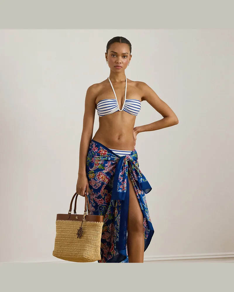 Ralph Lauren Wickelrock-Cover-up mit Paisley-Motiv Multi