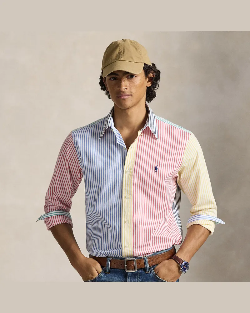 Ralph Lauren Gestreiftes Freizeithemd aus Popeline Multi
