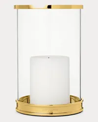 Ralph Lauren Home Modernes mittelgroßes Windlicht Gold