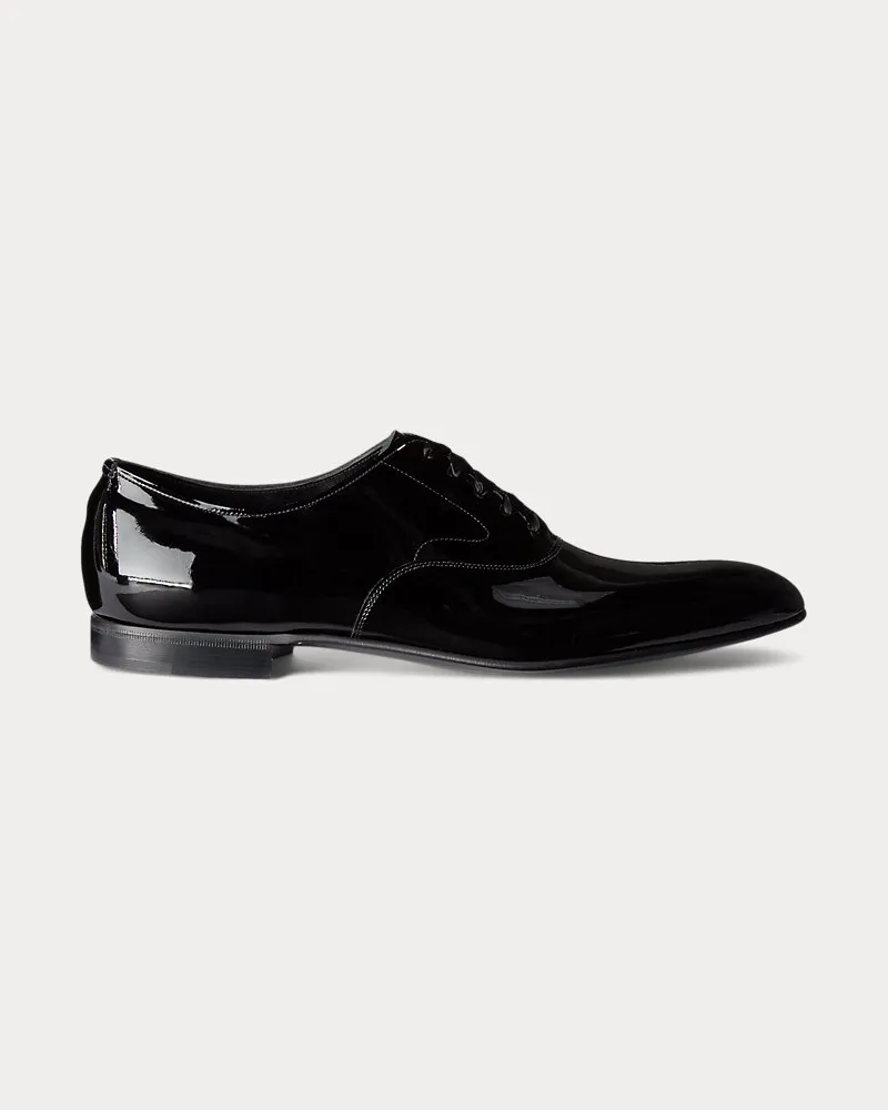 Ralph Lauren Schuh Paget aus Kalbslackleder Black