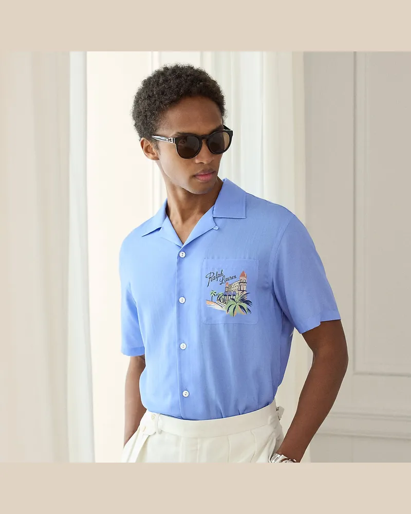 Ralph Lauren Freizeit-Kurzarmhemd mit Druck Multi