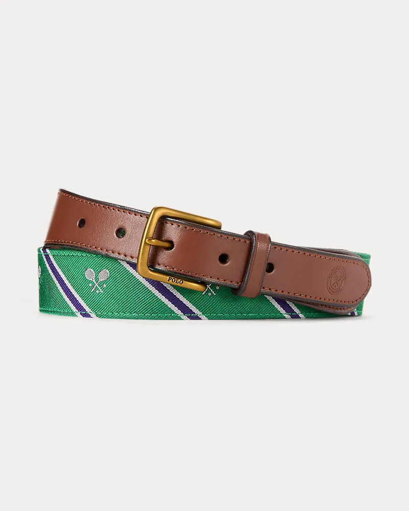 Ralph Lauren Schiedsrichter-Gürtel Wimbledon Multi