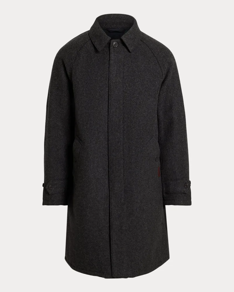 Ralph Lauren Tweedmantel Langdon Grey