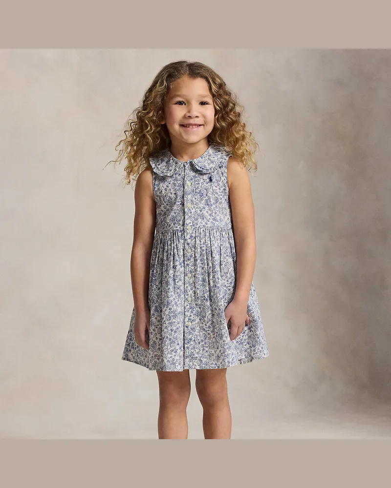 Ralph Lauren Geblümtes Hemdkleid aus Baumwolle Multi