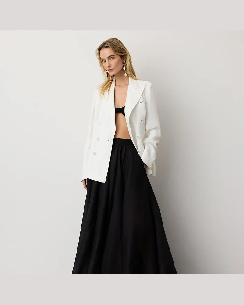 Ralph Lauren Maxirock Ivanna aus Seidengaze Black
