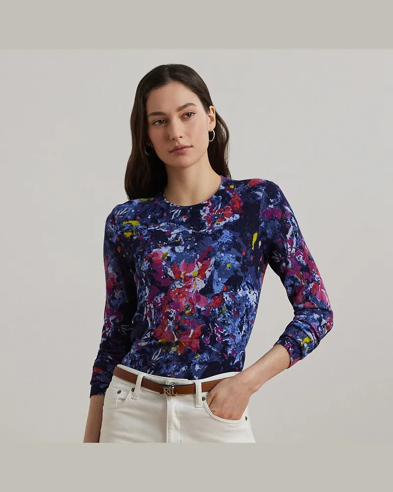 Ralph Lauren Pullover aus Baumwollmischung Blue
