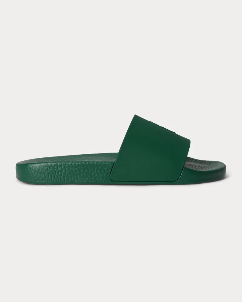 Ralph Lauren Badesandale mit charakteristischem Pony Green