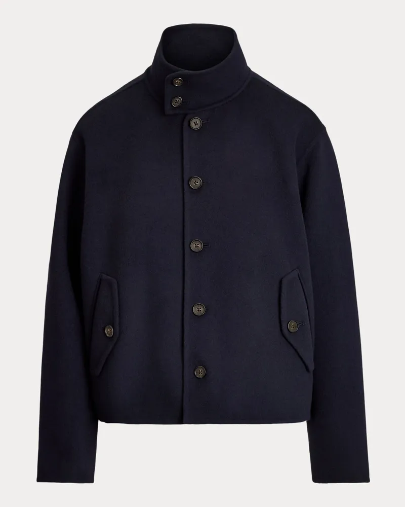 Ralph Lauren Jacke aus beidseitigem Wollstoff Blue