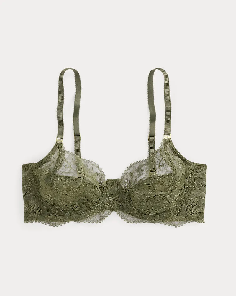 Ralph Lauren Spitzen-BH Green
