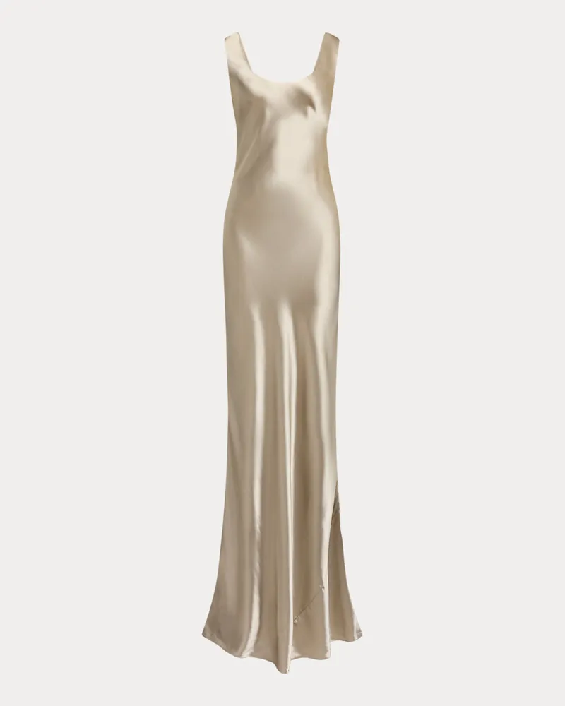 Ralph Lauren Abendkleid Shaila aus Charmeuse Silver