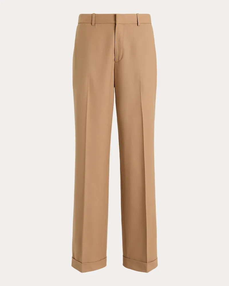 Ralph Lauren Bacall-Hose aus Wollmischung Tan