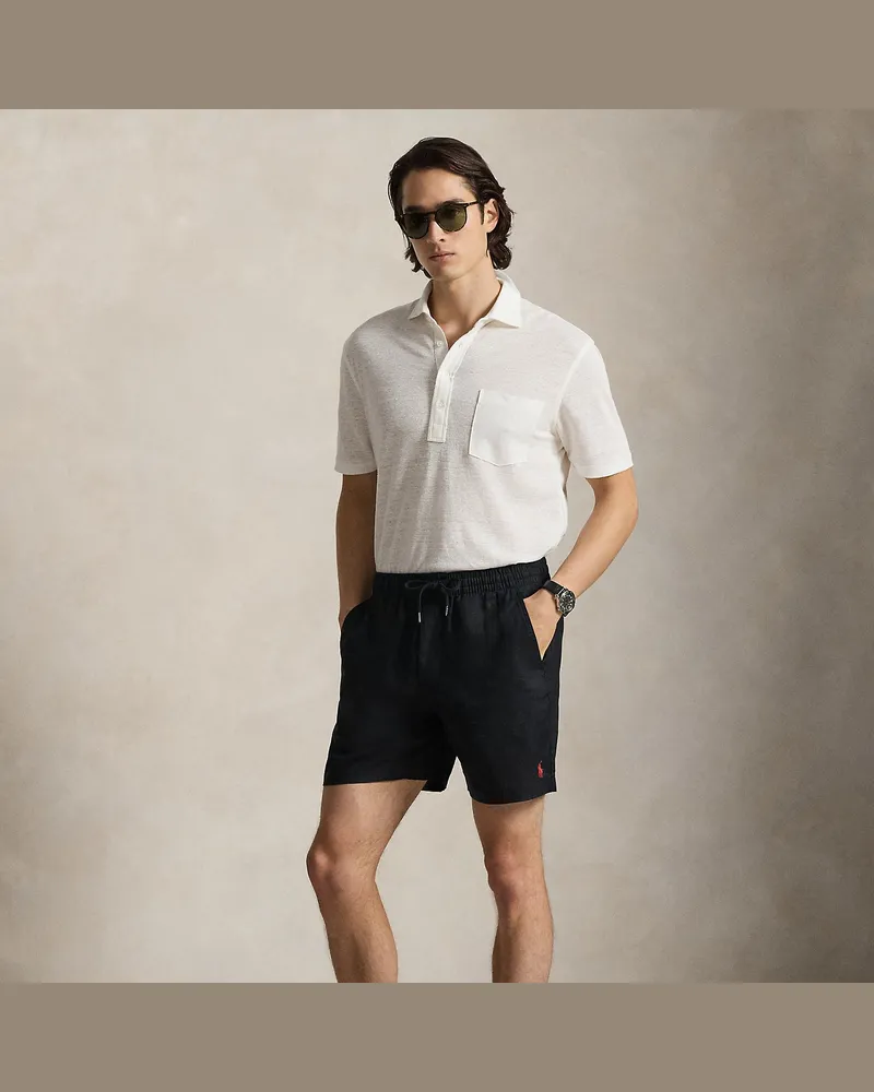 Ralph Lauren Leinenshorts Polo Prepster Black