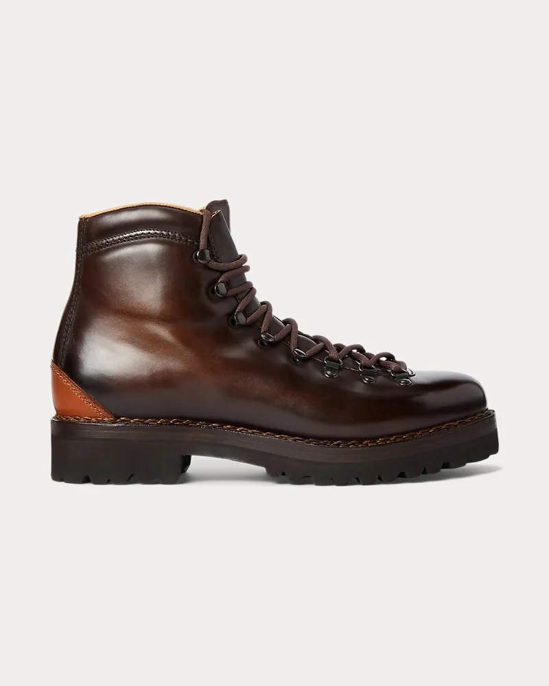 Ralph Lauren Kalbslederstiefel Darrow Brown