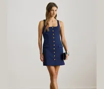 Faille-Cocktailkleid mit Knopfbesatz