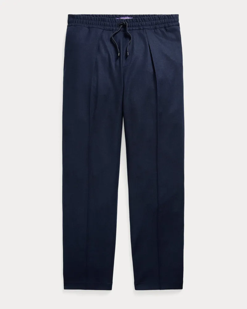 Ralph Lauren Strukturierte Tunnelzughose mit Kaschmir Blue