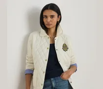 Steppjacke mit Wappenaufnäher