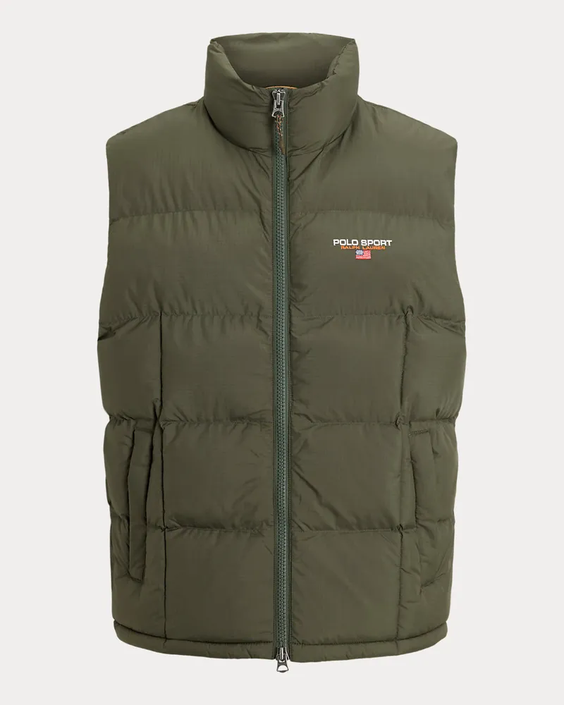 Ralph Lauren Ripstop-Weste Polo Sport Green