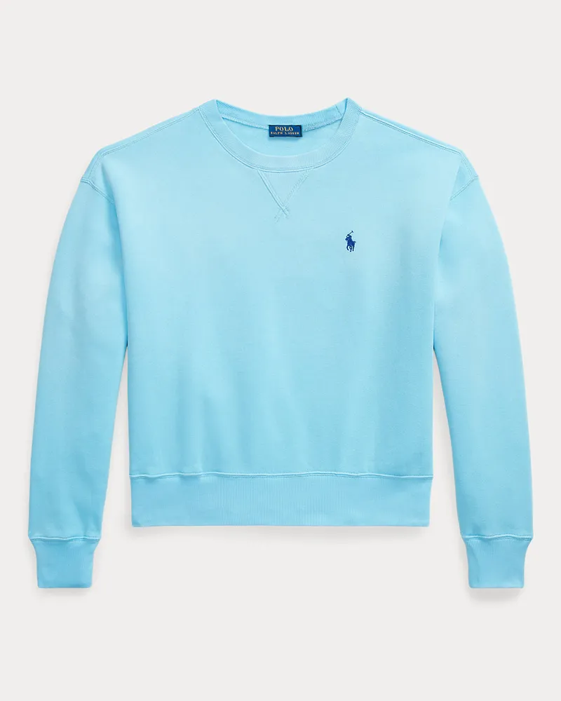 Ralph Lauren Rundhals-Sweatshirt aus Fleece Green