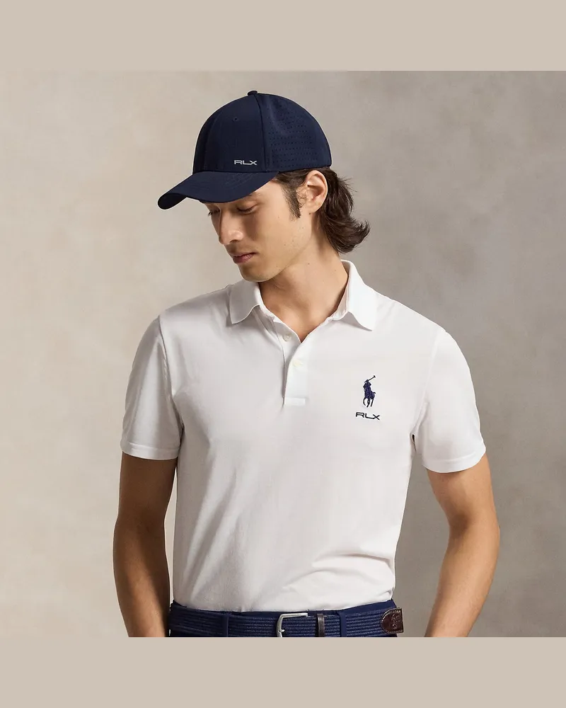 Ralph Lauren Tailored-Fit Performance-Poloshirt White