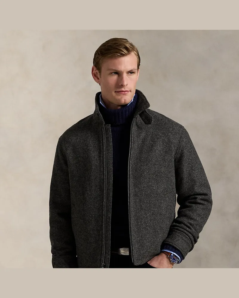 Ralph Lauren Die Jacke Langdon aus Wolle Grey