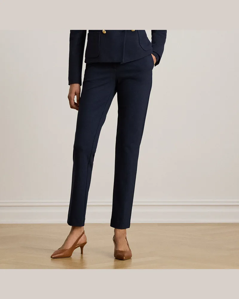 Ralph Lauren Knöchellange Hose aus Ponté Blue