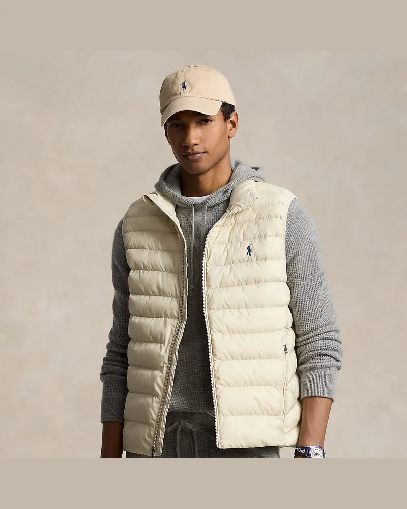 Ralph Lauren Die verstaubare Weste Colden Natural