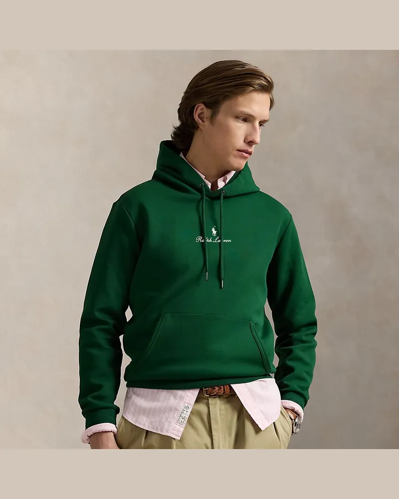Ralph Lauren Doppellagige Kapuzenjacke mit Logo Green