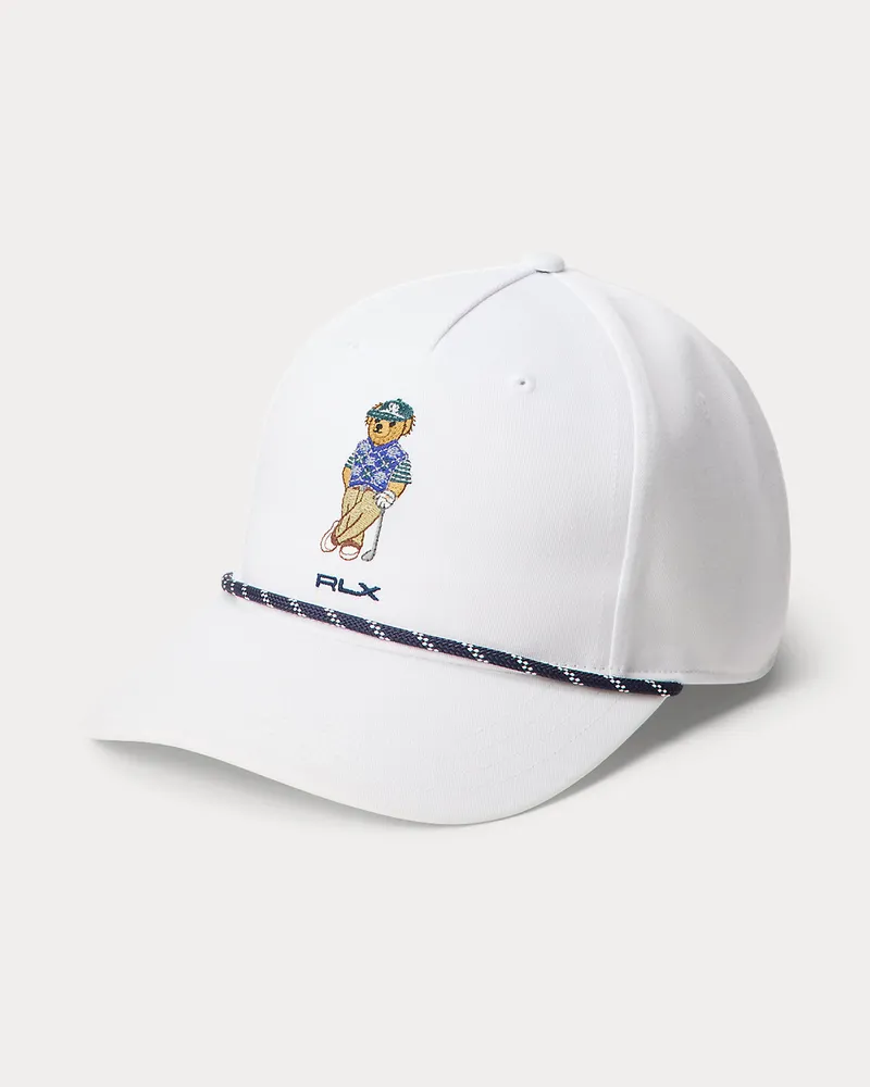 Ralph Lauren Sportkappe mit Polo Bear White