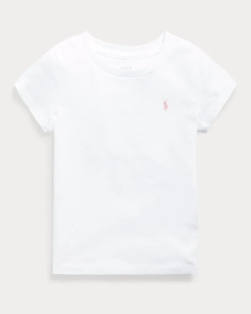 Ralph Lauren T-Shirt aus Baumwolljersey White