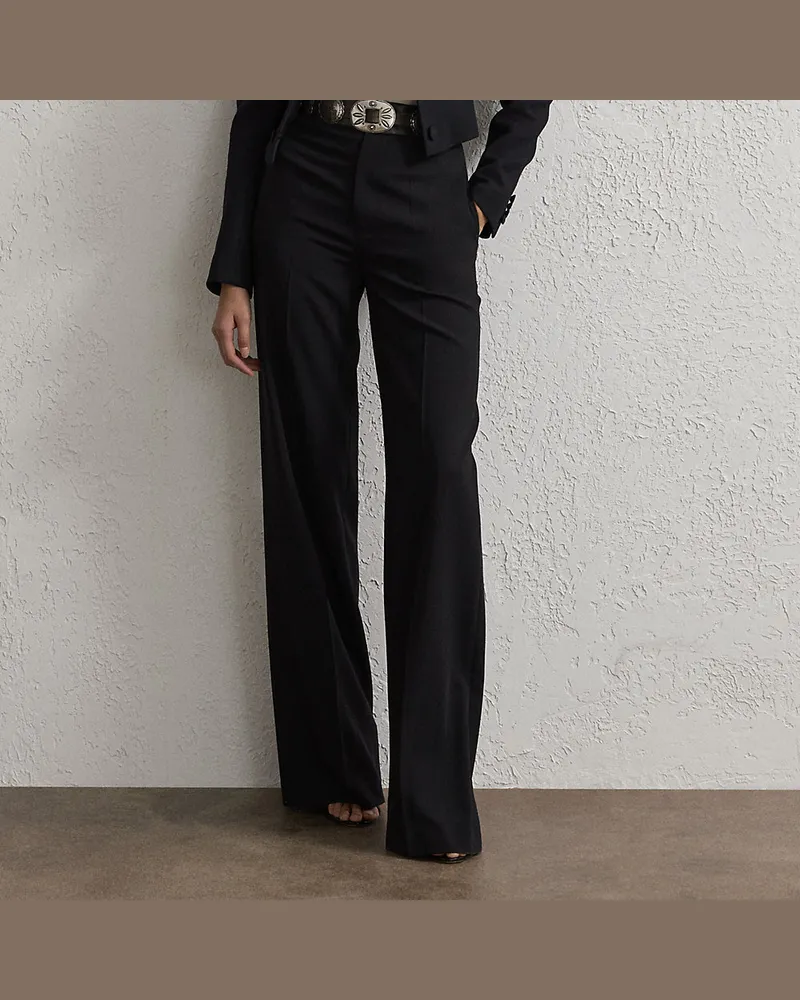 Ralph Lauren Hose Dean aus Wollgabardine Black