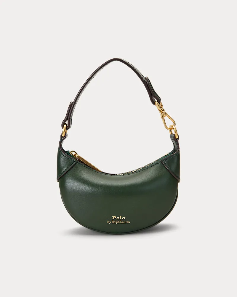 Ralph Lauren Kartenetui Polo ID aus Leder Green