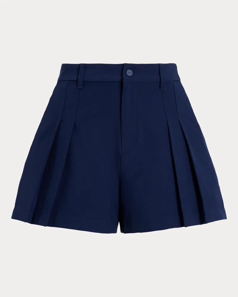 Ralph Lauren Bundfaltenshorts aus Stretch-Twill Blue
