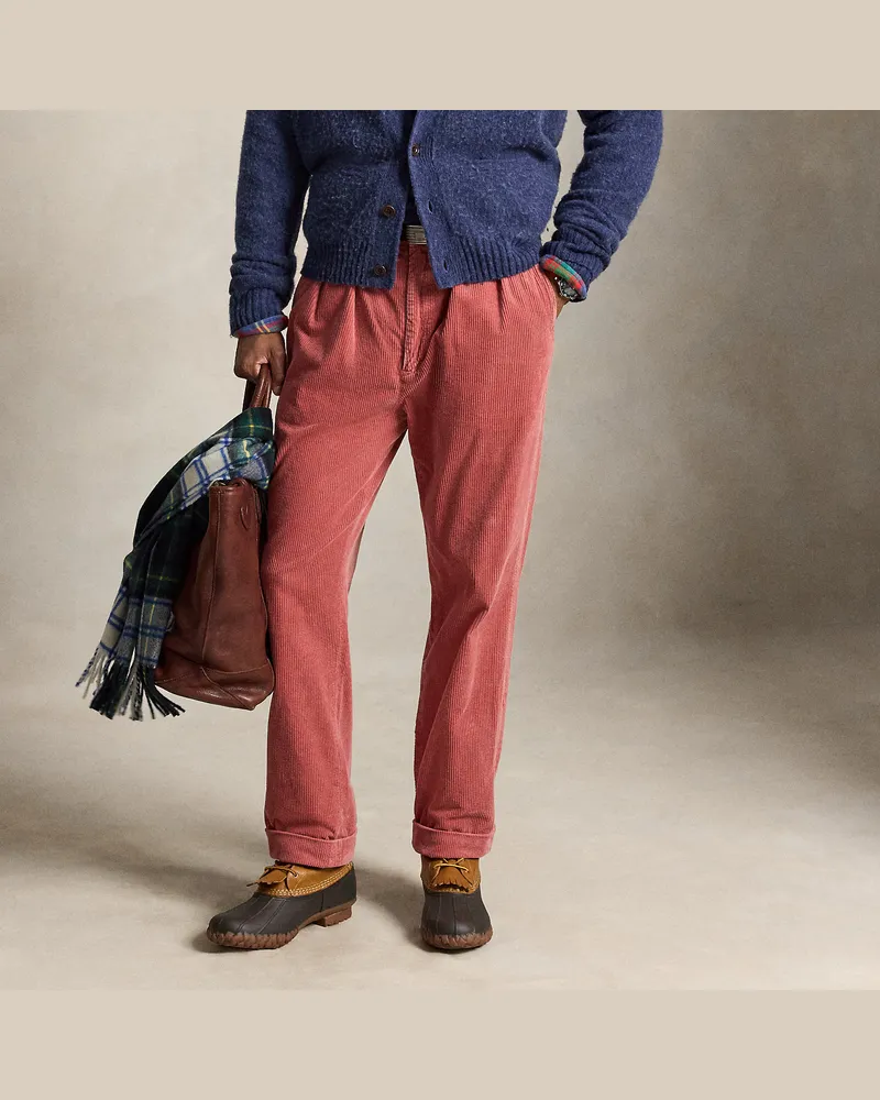 Ralph Lauren Relaxed-Fit Kordsamthose Whitman Pink