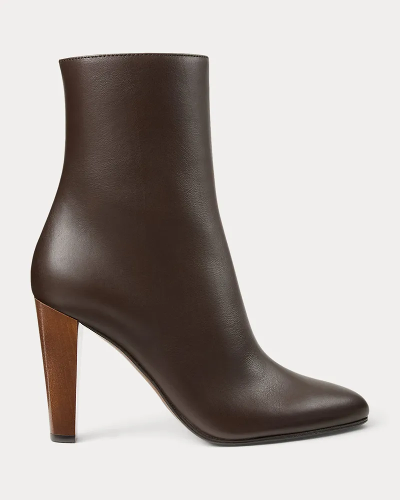 Ralph Lauren Stiefelette Bernice aus Kalbsleder Brown