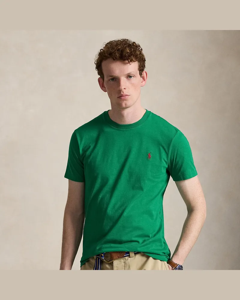 Ralph Lauren Custom-Slim-Fit Jersey-T-Shirt Green
