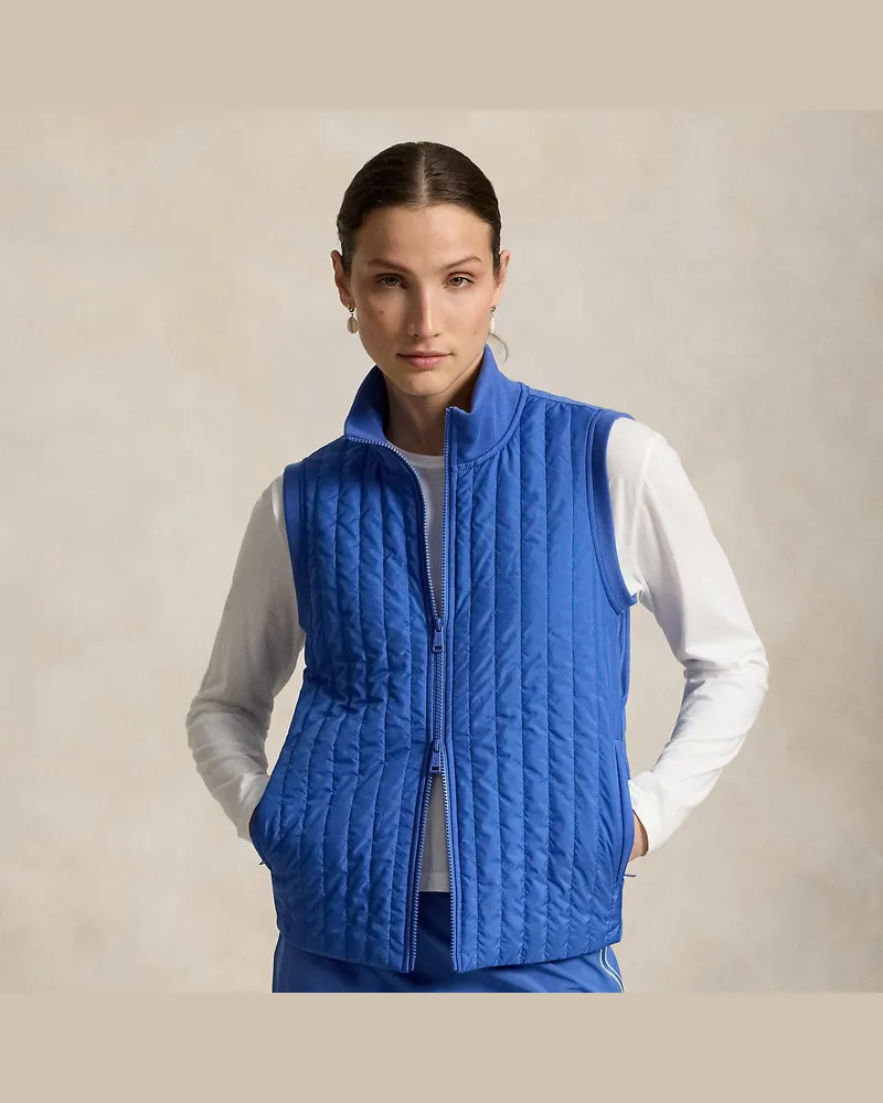 Ralph Lauren Hybrid-Weste mit Reißverschluss Blue