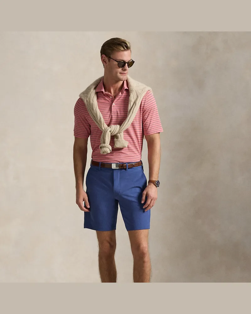 Ralph Lauren Tailored-Fit Performance-Shorts Blue