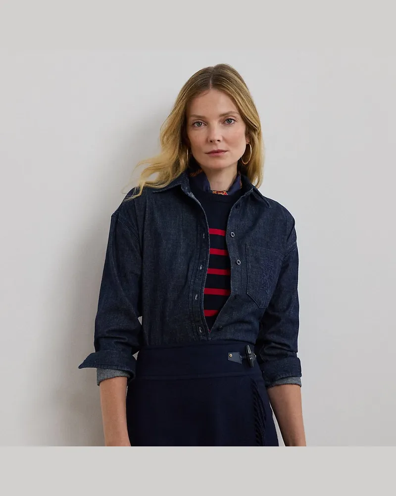 Ralph Lauren Relaxed-Fit Denimhemd Blue