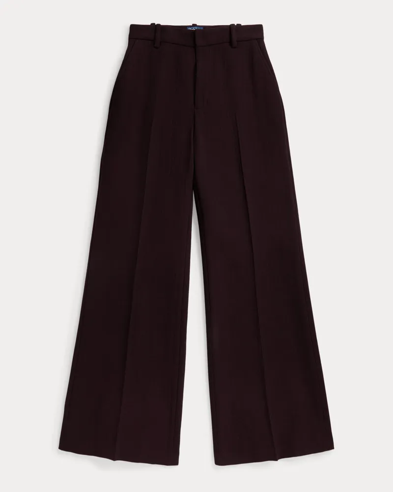 Ralph Lauren Hose Beaton aus Wollkrepp Red