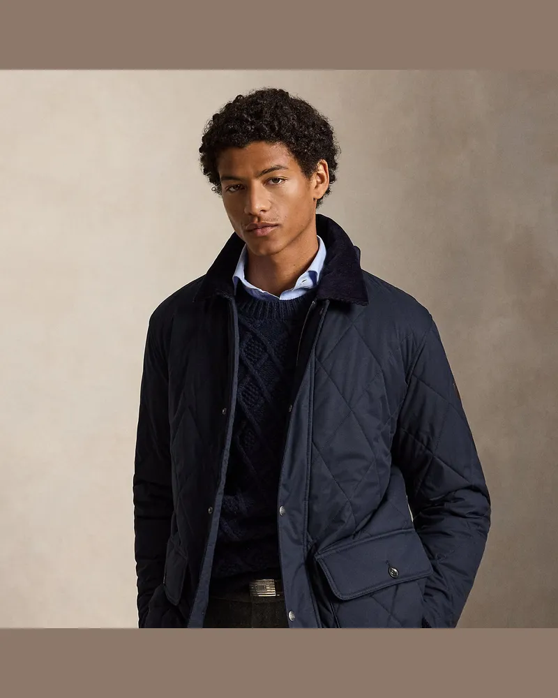 Ralph Lauren Die 3/4-Steppjacke Beaton Blue